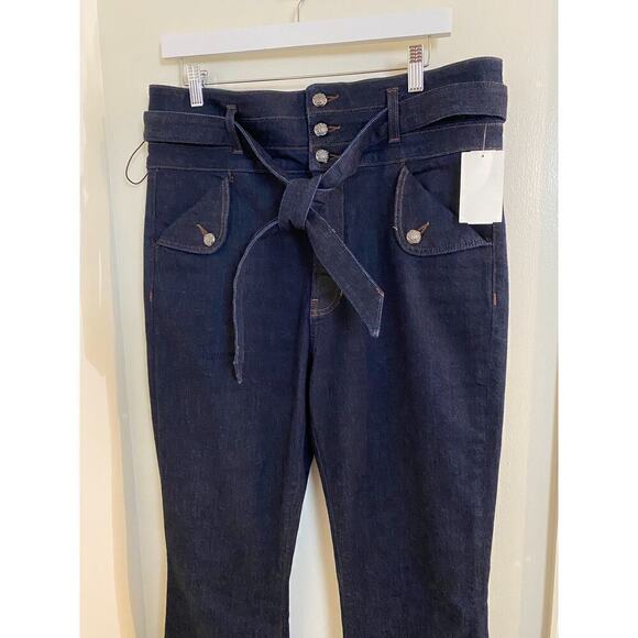 Veronica Beard High Waisted Giselle Flare Jeans NWOT Size 32 (14) - Picture 4 of 11